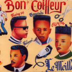 Bon coiffeur Anonyme - 118 x 69 cm-bois