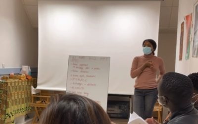 Fin des ateliers, place à la préparation du ciné-goûter du 23 mars à la MPT Monplaisir